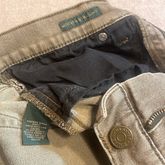 Ralph Lauren Green Denim cut-offs size 6 - Picture 4 of 5